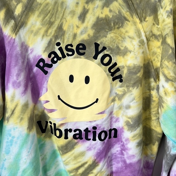 Year of Ours Boyfriend Rainbow Tie Dye Sweatshirt Size XS - Picture 8 of 8